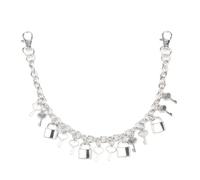 Ensemble tendance punk side chaîne avec dents de cœur rivetés pantalons bijoux cape corps chaîne pantalon vêtements urbains accessoires pantalons pantalons