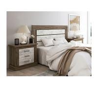 Ensemble tete de lit + 2 tables de chevet coloris Chene truffe, blanc vieilli -PEGANE- Blanc https://www.fnac.com/mp48466861/Ensemble-tete-de-lit-2-tables-de-chevet-coloris-Chene-truffe-blanc-vieilli-PEGANE/w-4?oref=ad448732-1cfa-c3d8-a99f-7249d0b2bdbb