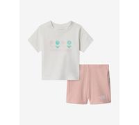 Ensemble The North Face Cotton Summer blanc rose bébé - 18-24