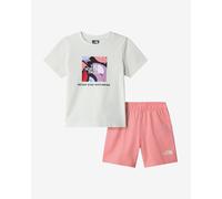 Ensemble The North Face NSE Box Play blanc rose garçon - 4