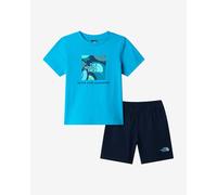 Ensemble The North Face NSE Box Play bleu aqua bleu marine garçon - 7