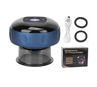 Ensemble Thérapie Par Ventouses Électriques, Outil Mise Au Rebut Machine Thérapie Sous Vide, Machine Massage Électrique Par Ventouses Avec Lumière À Haute Énergie, pour Le Soulagement D(bleu)