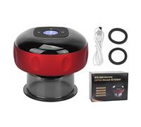 Ensemble Thérapie Par Ventouses Électriques, Outil Mise Au Rebut Machine Thérapie Sous Vide, Machine Massage Électrique Par Ventouses Avec Lumière À Haute Énergie, pour Le Soulagement D(rouge)