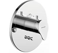Ensemble thermostat encastré pour bain et douche Bravat Palma 3516072, chromé