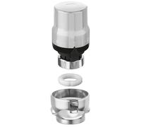 Ensemble thermostatique métal brossé avec coque et e montage pour sèche-serviettes - THERMADOR COFTMB