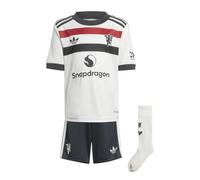 Adidas Manchester United 24/25 Third Short Sleeve Junior Set Blanc 5-6 Years Enfants