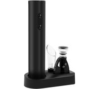 Ensemble tire-bouchon électrique efficace avec support, coupe-capsule, bec verseur, bouchon sous vide, ensemble pratique pour la maison, les fêtes, les bars en plein air