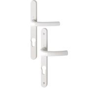 Ensemble Tokyo double béquille CLE I palière pour cylindre européen argent - HOPPE - 1788901