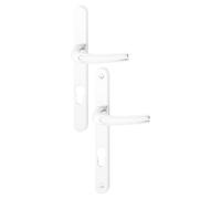 Ensemble Tokyo double béquille CLE I pour cylindre européen entraxe à 92 finition blanc - HOPPE - 1741231