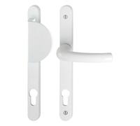 Ensemble Tokyo double béquille clé I palière pour cylindre européen entraxe à 92 finition argent - HOPPE - 1788899