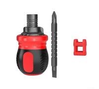 Ensemble Tournevis Cliquet Magnétique Acier Cr-V Rétractable | Tournevis Cliquet Acier,Tournevis Télescopique Magnétique,Embouts Réversibles pour phillips Plat,Outil
