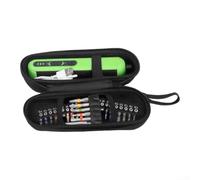Ensemble Tournevis Électrique 4V Compact avec 28 Embouts CR-V | Visseuse Rechargeable USB à Indicateur de , Fonction Avant/Arrière pour Bricolage Domestique et