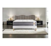 Ensemble Trente 140 x 190 cm sommier Kit Blanc