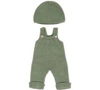 Ensemble tricoté - barboteuse et bonnet pour poupées 38cm G