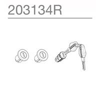 Shad 203134r Top Case Closure 3 Units Gris