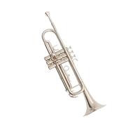 Ensemble Trompettes Standard Trompette En Si Bémol Argentée À Trois Tons Instrument De Test De Performance Professionnelle Pour Débutant