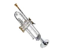 Ensemble Trompettes Standard Trompette En Si Bémol Instrument Lourd Plaqué Argent Niveau Débutant Test De Performance