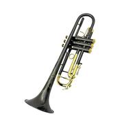 Ensemble Trompettes Standard Trompette En Si Bémol Instrument Professionnel En Laiton Plaqué Or Noir Avec Étui Et Embouchure