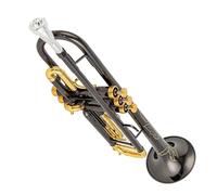 Ensemble Trompettes Standard Trompette En Si Bémol Niveau Performance Nickel Noir Or Débutant