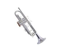 Ensemble Trompettes Standard Trompette Professionnelle En Laiton En Si Bémol Double Plaqué Argent