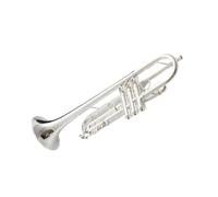 Ensemble Trompettes Standard Trompette Professionnelle Plaquée Argent En Si Bémol