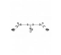 Ensemble tubulure gain de place et siphon Connectic pour 2 lavabos VALENTIN