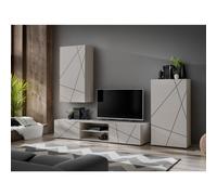 Ensemble TV mural moderne avec colonnes murales EOS 2
