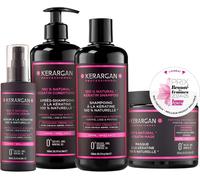 - Ensemble Ultra Réparateur Shampoing, Après-Shampoing, Masque & Sérum À La Kératine Pour Cheveux Abîmés Et Stressés - Revitalise & Protège - Sans Sulfate, Ogm, Silicone - 3x500 Ml + 100 Ml[Z1334]