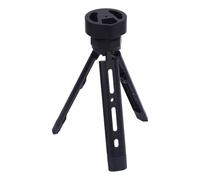 Ensemble Universal Mini Satellite Trépied & Adaptter, Hauteur d'alliage en aluminium Hauteur et Angle Plat réglable Plat pour voyages en VR, camping et usage extérieur