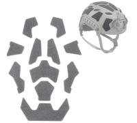 Ensemble Universel De 11 Écussons Tactiques for Casque avec Fixation Auto-agrippante, Compatible avec Les Casques Fast Mich ACH.(Gray,2 Set)