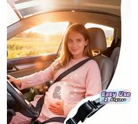 Ensemble universel de protections d'épaules et coussin de siège pour ceinture de sécurité auto, accessoires intérieurs pour femmes enceintes, améliorant le confort Vagues noires,Dauphin vertABS