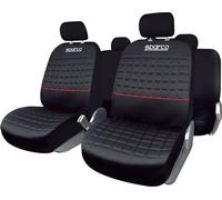 Ensemble Universel SPC1042 Housses De Siège Auto Complet Noir/Rouge SPARCO