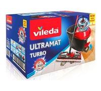 Ensemble vadrouille plate rotative Vileda Ultramat Turbo box super pratique G