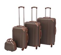 Ensemble Valises à Roulettes 4 pcs Bagage Trolley Sac Vacances Trolley vidaXL