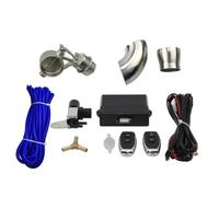 Ensemble Valve Commande Universelle Pour Tuyau D'échappement Voiture 51/63/76MM Dispositif Contrôle Kit Télécommande Interrupteur Commande gorge queue(1 Kit 76mm)