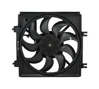 Ensemble ventilateur de refroidissement à condensateur 12 V AC - Compatible avec H4 2,5 L 2009-2013, Impreza H4 2,5 L 2008-2011 - Moteur de radiateur électrique haute