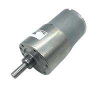 Ensemble ventilateur Moteur à courant continu, réducteur, moteur électrique 6V 12V 24V réversible JGB37-3530 Relais de ventilateur(Package J,45rpm,24V)