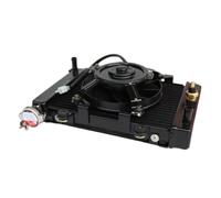 Ensemble ventilateur Radiateur et ventilateur de refroidissement liquide pour moteur de quad/moto tout-terrain 200cc/250cc (PIT, buggy, moto 4 roues).