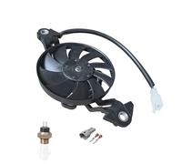 Ensemble ventilateur Ventilateur de refroidissement électrique 12 V pour radiateur de moteur avec refroidisseur d'huile, 150 cm³, 200 cm³, 250 cm³ et 300 cm³. Relais de ventilateur(Set D)