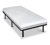 OLYMPE LITERIE - Ensemble VENUS 90x200 cm - Matelas Mousse Haute Densité + Sommier Métal