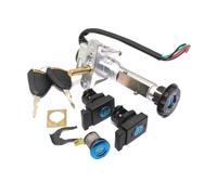 Ensemble Verrouillage Électrique Contacteur D'allumage Couvercle D'essence Et marrage Pour Majiester T8 T9 Wottan Storm 125 Assemblage serrure d'allumage
