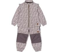 Ensemble veste et pantalon bÃ©bÃ© Mikk-Line Frill AOP Gris 12 mois