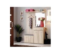 Ensemble Vestiaire 4P Armario II 203cm Chêne
