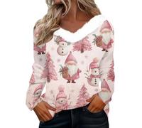 Ensemble Vetement Noel Famille Couple Sweater Femme Lumineux Tenue Pull Noël Famille Assorti Jacquard Original Adultes Noël Polaire Ugly Adulte Grande Taille Renne Sapin Deguisement Noel S