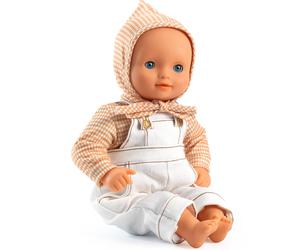 Ensemble vêtements Pomea cannelle pour poupée