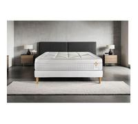 Ensemble Vingt-Huit 160 x 200 cm sommier Kit Blanc