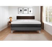 Ensemble VITAL FORM 130 x 200 cm sommier Kit gris - 22cm - Ressorts ensachs et mmoire de forme - Tonique - Sommier kit Gris