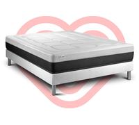 Ensemble VITAL FORM 180 x 200 cm sommier Kit blanc