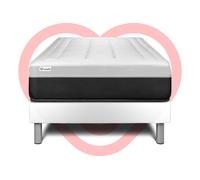 Ensemble VITAL FORM 90 x 190 cm sommier Kit blanc