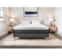 Ensemble VITAL SOFT 180 x 220 cm sommier Kit gris - 24cm - Mousse polyurthane mmoire de forme - Moelleux - Sommier kit Gris